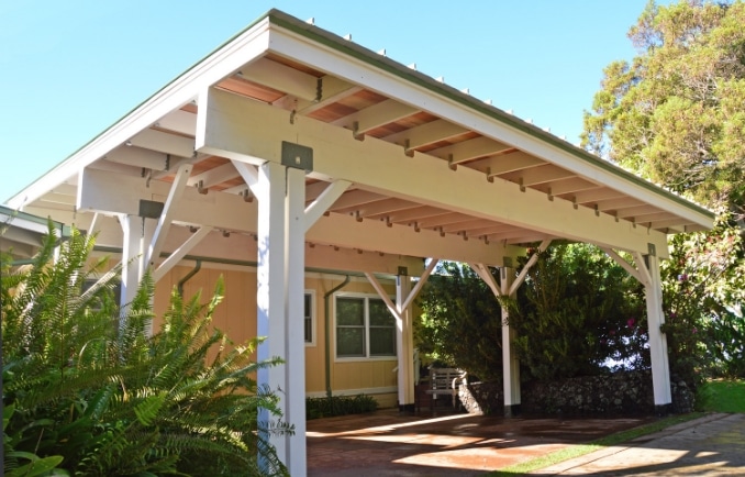 custom designed timber carport in Adelaide